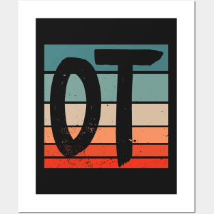 OT Occupational Therapy Therapist Month Gift design Posters and Art